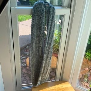 Gray Acrylic Infinity Scarf